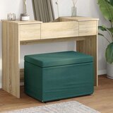  Stolica Tamnozelena 61 x 41 x 40 cm Tkanina i konstruirano drvo - Tamnozelena 60 cm tkanina | shoptok.hr