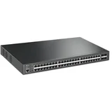 TL-SG3452XP omada poe+ L3-lite upravljiv cloud svič 48 x 10/100/1000Mb/s poe 802.3at/af do 500W + 4 x 10GbE sfp+, vlan, snmp, rmon, L2~L4 qos, igmp, acl, zero-touch provision, web / ios / android / win / linux ap