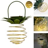 Venisymlis Komplet 2 Zunanjih Solarnih Luči Pineapple, Nepremočljive Viseče Solarne Luči (60 Led), (22068229) | Shoptok.si