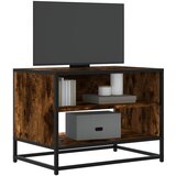 vidaXL TV ormarić dimljeni hrast 61x40x46 cm konstruirano drvo i metal Cijene