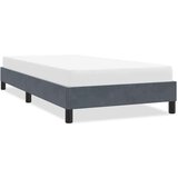 vidaXL Okvir kreveta bez madraca tamno sivi 80x220 cm baršun | shoptok.hr