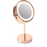 Rio Rose gold mirror kozmetičko ogledalo s pozadinskim osvjetljenjem