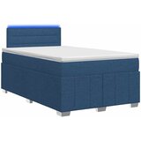  Boxspring krevet s madracem Plava 120 x 190 cm Tkanina | shoptok.hr
