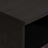 TV ormar s ladicama Crna 100 x 33 x 46 cm Čvrsto drvo manga | shoptok.hr