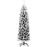 vidaXL Umestno božično drevo Zelena 150 cm PVC in Jeklo in Plastika | Shoptok.si
