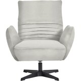 Dieter Knoll FOTELJ, bela tekstil | Shoptok.si