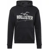 Hollister Majica siva / svetlo siva / črna