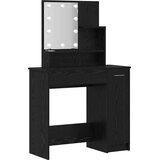 vidaXL Komplet toalet Črni hrast 86.5 x 35 x 136 cm Konstruiran les | Shoptok.si