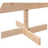 vidaXL Drveno ukrasno božićno drvce 120 cm od masivne borovine | shoptok.hr