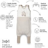 KENGURU GOLD vreća za spavanje s nogavicama TOG2.5, "Stripes-owl ", 24-48 m KG2717 | shoptok.hr