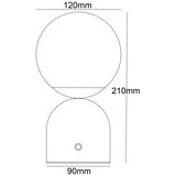 Globo 21006S - prigušiva dodirna LED stona lampa JULSY LED/2,5W/3,7V crna | Eponuda.com
