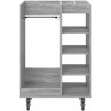 Golf ormar s kotačem Jednobojno Siva Sonoma 65 x 45 x 98 cm | shoptok.hr