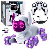  TOOBY robotski pas na daljinsko upravljanje, RC 360° svjetla, zvukovi, bijela i ljubičasta Cijene