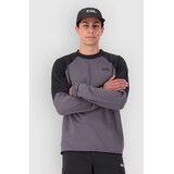 Mons Royale Quad Merino Pulover s kapuco iz flisa volcano / black Cene