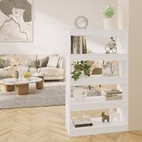 Furnova Knjižna omara/pregrada bela 60x30x135 cm iverna plošča, (21933170) | Shoptok.si