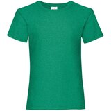 Fruit Of The Loom Valueweight Girls' Green T-shirt Cene