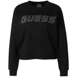 Guess Sportska sweater majica 'SKYLAR' crna / srebro