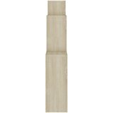  Kockaste zidne police boja hrasta sonome 80x15x78,5 cm drvene | Eponuda.com