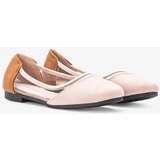 Gemre Beige Suede Children's Ballet Flats Kortes | shoptok.hr