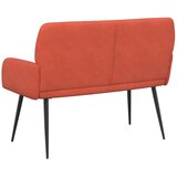  Dvosjed s metalnim nogama 2-sjedalo Crvena narančasta - Crvena narančasta | shoptok.hr