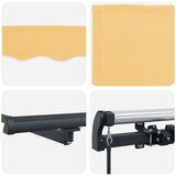  Povlačivi tende Pijesak 600 &amp;times; 300 cm Tkanina i Aluminij Slike