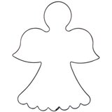 Orion Jeklen modelček za pi&amp;scaron;kote v obliki angela 9,5 cm, (5000037047) Slike