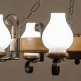  Brilagi - Luster na lancu ROATA 8xE14/40W/230V prečnika 70 cm bukva/orah | Eponuda.com