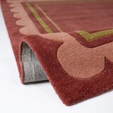 Flair Rugs Bordo rdeča ročno tkana volnena preproga 160x230 cm Lois – | Shoptok.si
