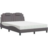  Krevet s madracem sivi 120 x 200 cm od umjetne kože | shoptok.hr