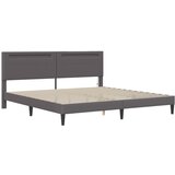  Okvir za krevet Siva 200 x 200 cm Umjetna koža - Siva 200 x 200 cm | shoptok.hr