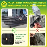 ENZENO vodoodporna zaščitna prevleka za vrtno pohištvo - 220 × 150 × 90 cm odprta embalaža | Shoptok.si