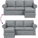 SOFA Svijetlo siva 195 x 138 x 80 cm tkanina | shoptok.hr