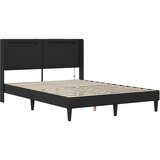  Okvir kreveta s madracem Crna 120 x 200 cm Umjetna koža | shoptok.hr
