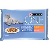 Purina ONE Junior 4 x 85 g - Coat & Hairball piščanec & losos Cene