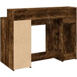vidaXL Radni stol s LED svjetlima boja hrasta 120x55x91 cm drveni | shoptok.hr