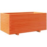  Vrtna sadilica voštano smeđe boje 110x60x49,5 cm od borovine | shoptok.hr