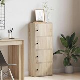 vidaXL Knjižna omara sonoma hrast 40x24x102 cm inženirski les | Shoptok.si