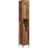 vidaXL Visoki ormarić za kupaonicu Staro drvo 31.5 x 33 x 190 cm | shoptok.hr