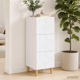  Ormar s ladicama 33 x 34,5 x 90 cm Konstruirano drvo Bijela | shoptok.hr