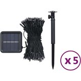 vidaXL solarna vilinska svjetla 5 kom 5 x 200 led raznobojna | shoptok.hr