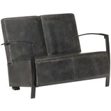 The Living Store Dvosed sive barve pravo usnje - Kavč, (21420199) | Shoptok.si