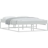 vidaXL Okvir kreveta bez madraca Bijeli 140x200 cm Metalni | shoptok.hr