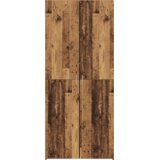 vidaXL Highboard Staro drvo 40x42.5x185 cm inženjersko drvo | shoptok.hr