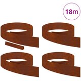  Ograda oko Travnjaka 4 pcs Rđa 450 x 0.05 x 15 cm | shoptok.hr