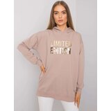 RUE PARIS Sweatshirt-RV-BL-7211.24P-dark beige | Shoptok.si