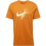 Nike Sportswear Majica 'SWOOSH' pesek / svetlo rumena / oranžna