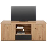 Mömax tv-element racer-light, hrast , črna | Shoptok.si
