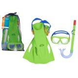 Bestway ronilački set s maskom, disalicom i perajama zeleni 25019 Cijene