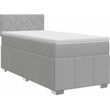  Boxspring krevet s madracem Svjetlosiva 80 x 200 cm Tkanina | shoptok.hr