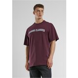 Urban Classics UC College Logo Men's T-Shirt Burgundy Cijene